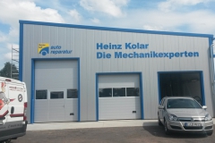 Reliefbuchstaben Kfz-Betrieb